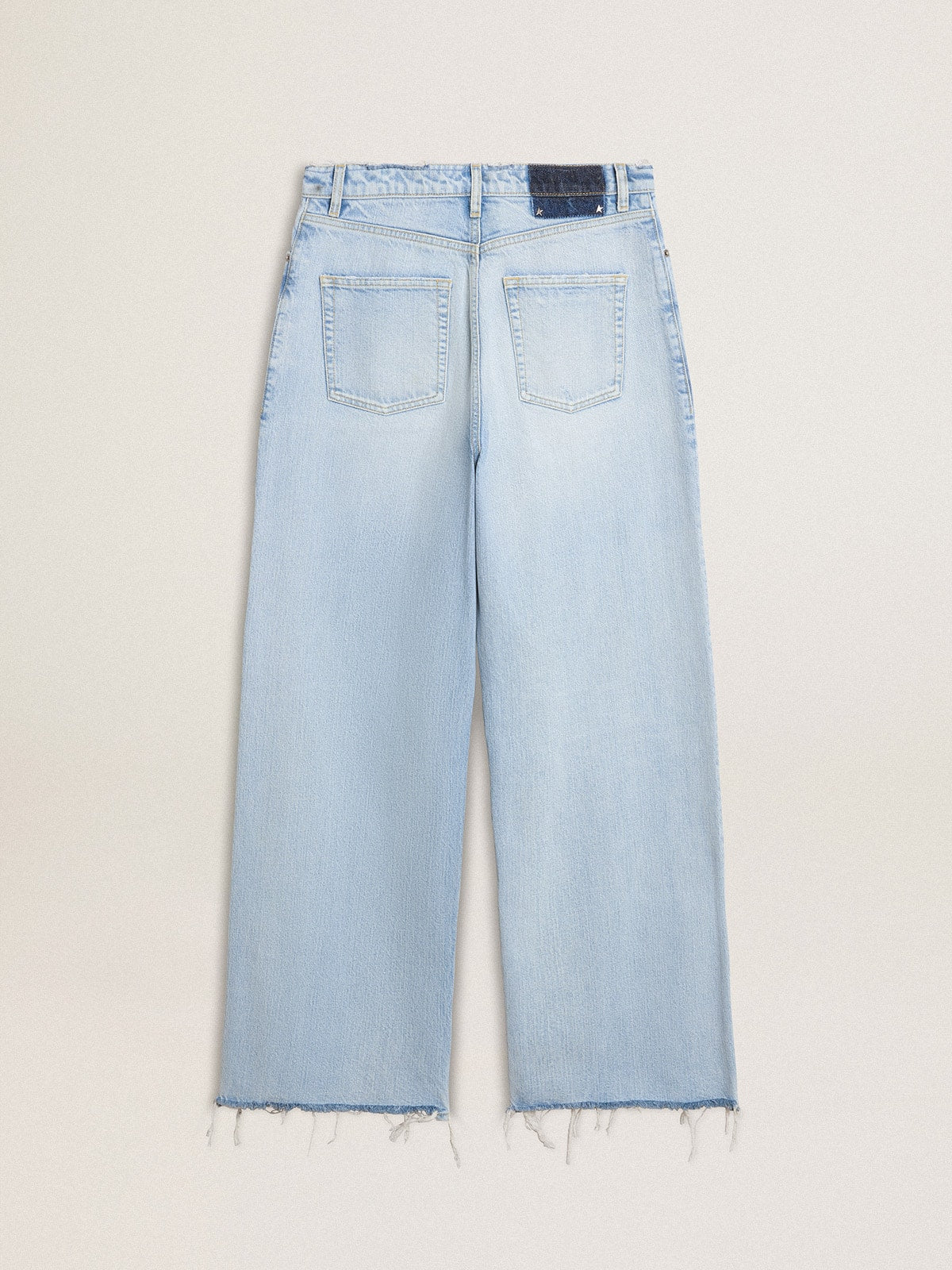 Women’s pants in lived-in effect denim
