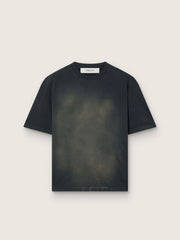 Unisex T-shirt in black cotton jersey with embroidered logo