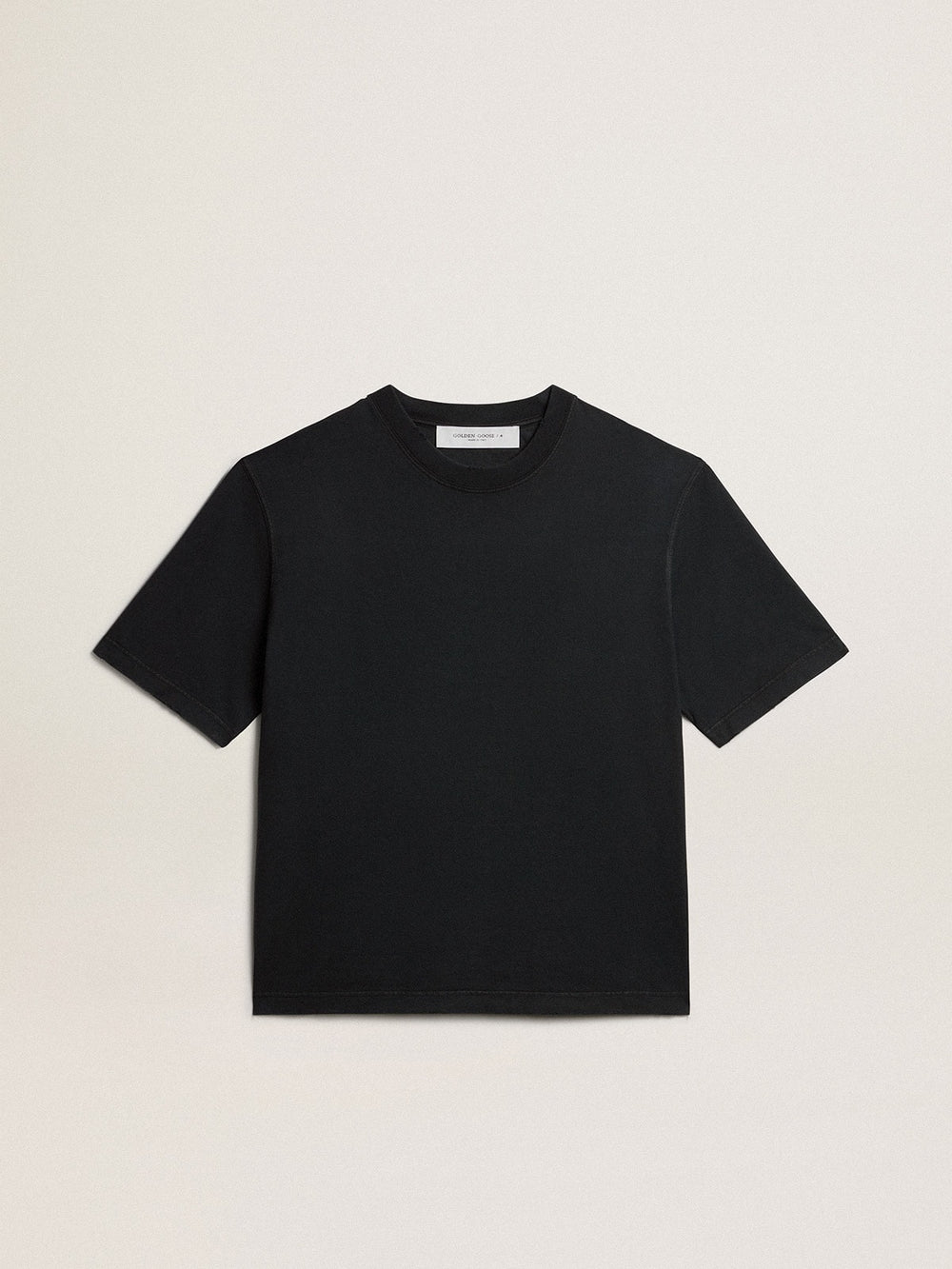 T-shirt in washed black with reverse logo on the back - Jersey Capsule