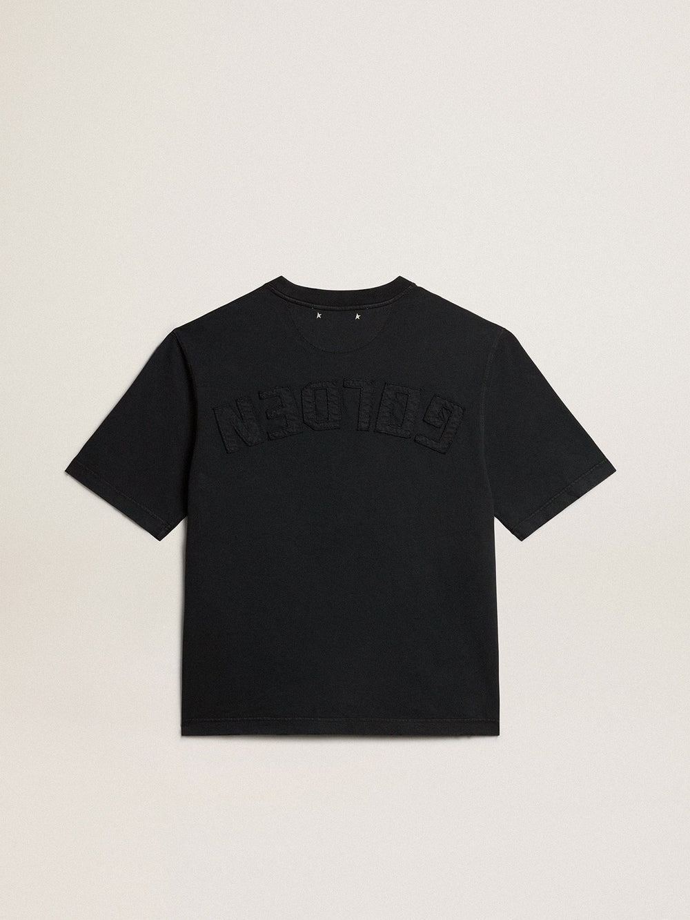 T-shirt in washed black with reverse logo on the back - Jersey Capsule