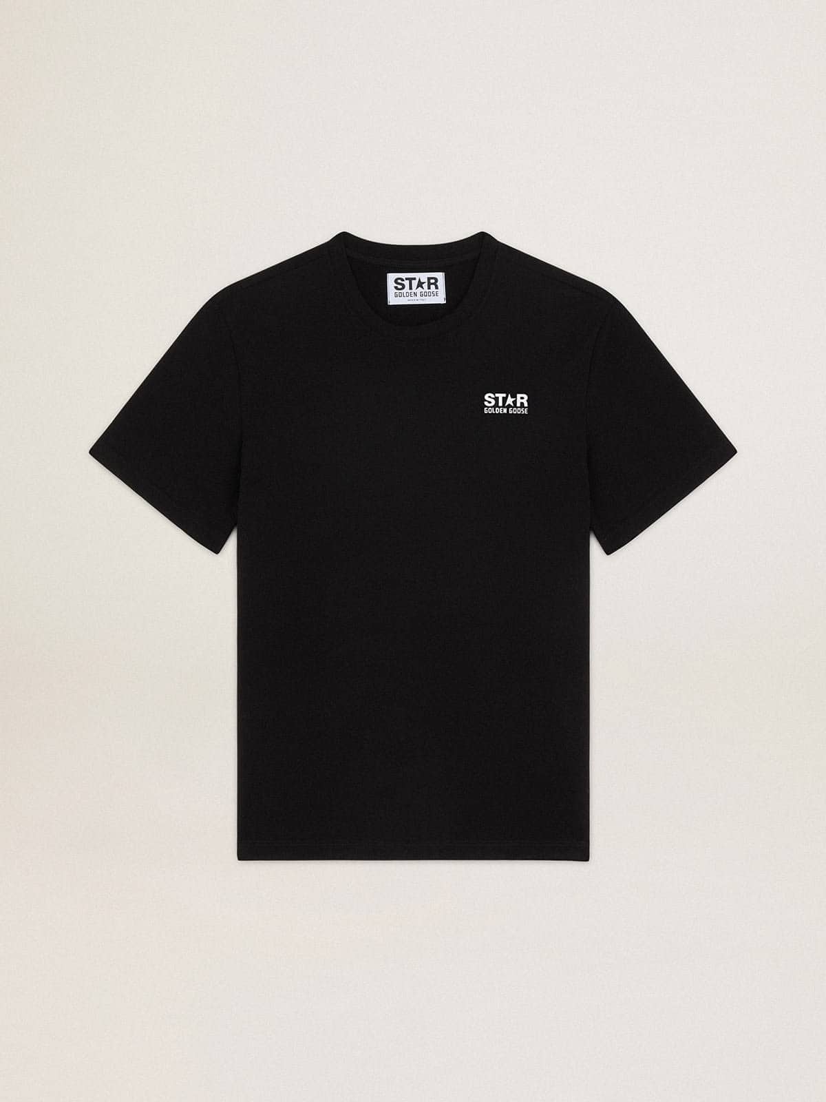 Black Star Collection T-shirt with contrasting white logo and star