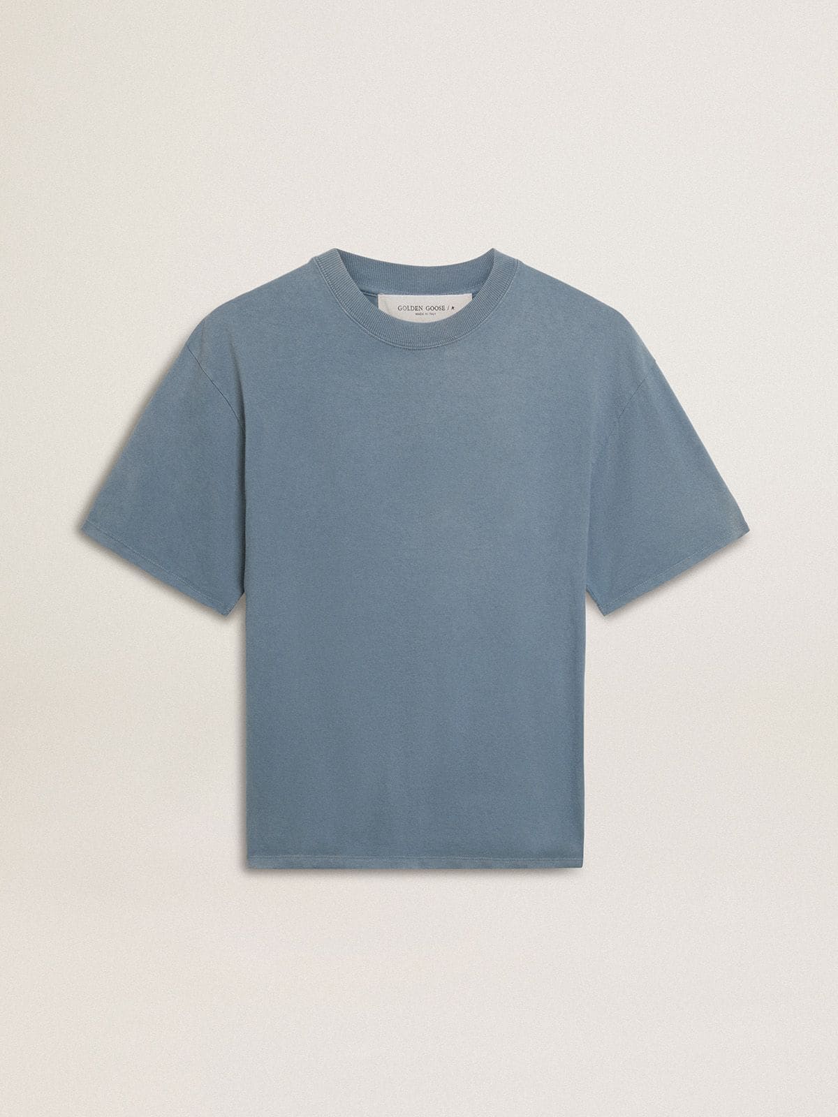Baby blue T-shirt with reverse logo on the back - Jersey Capsule