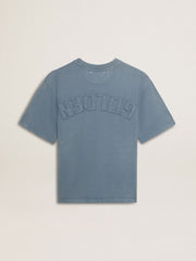 Baby blue T-shirt with reverse logo on the back - Jersey Capsule