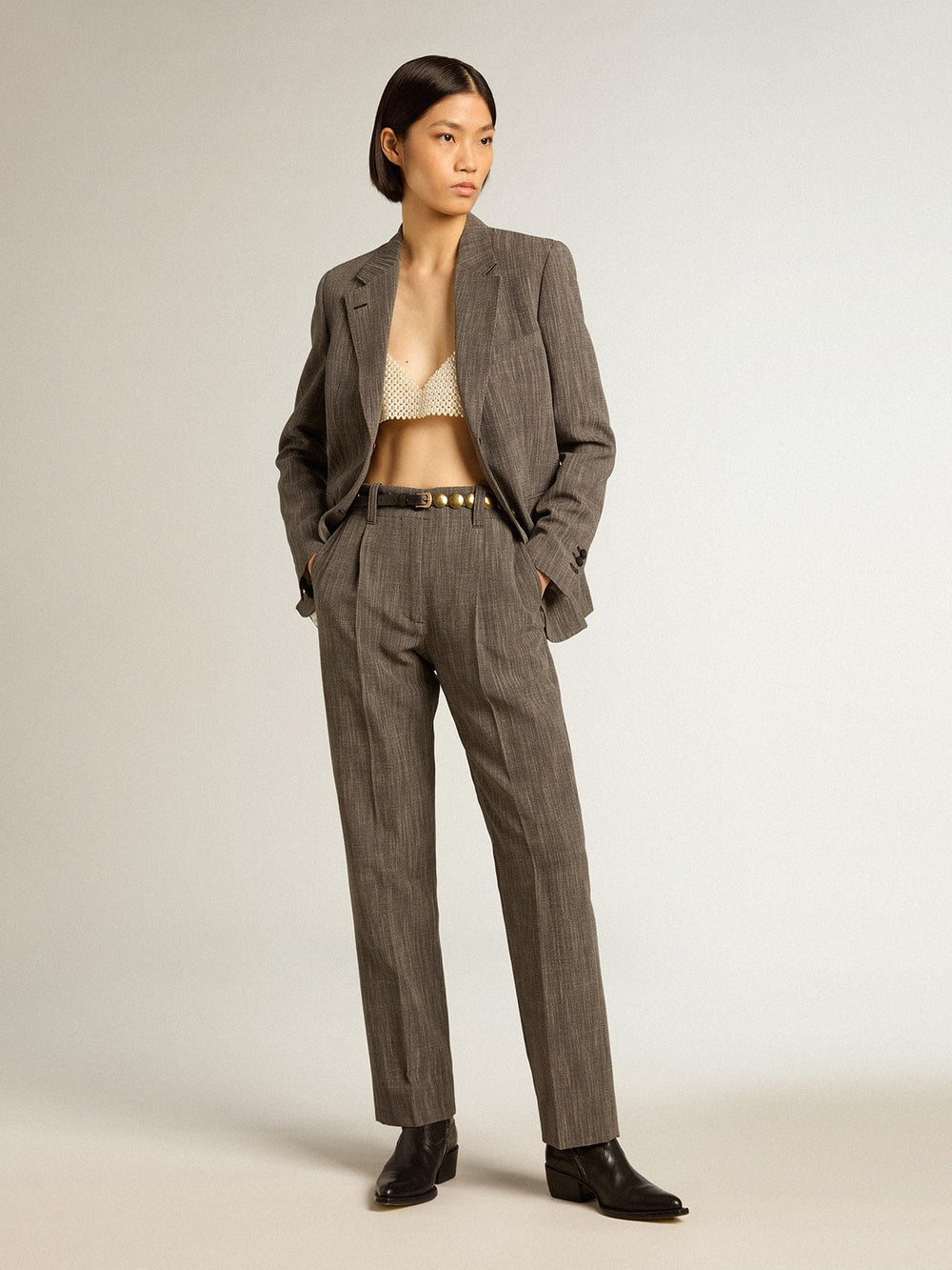 Women’s string of pearls top