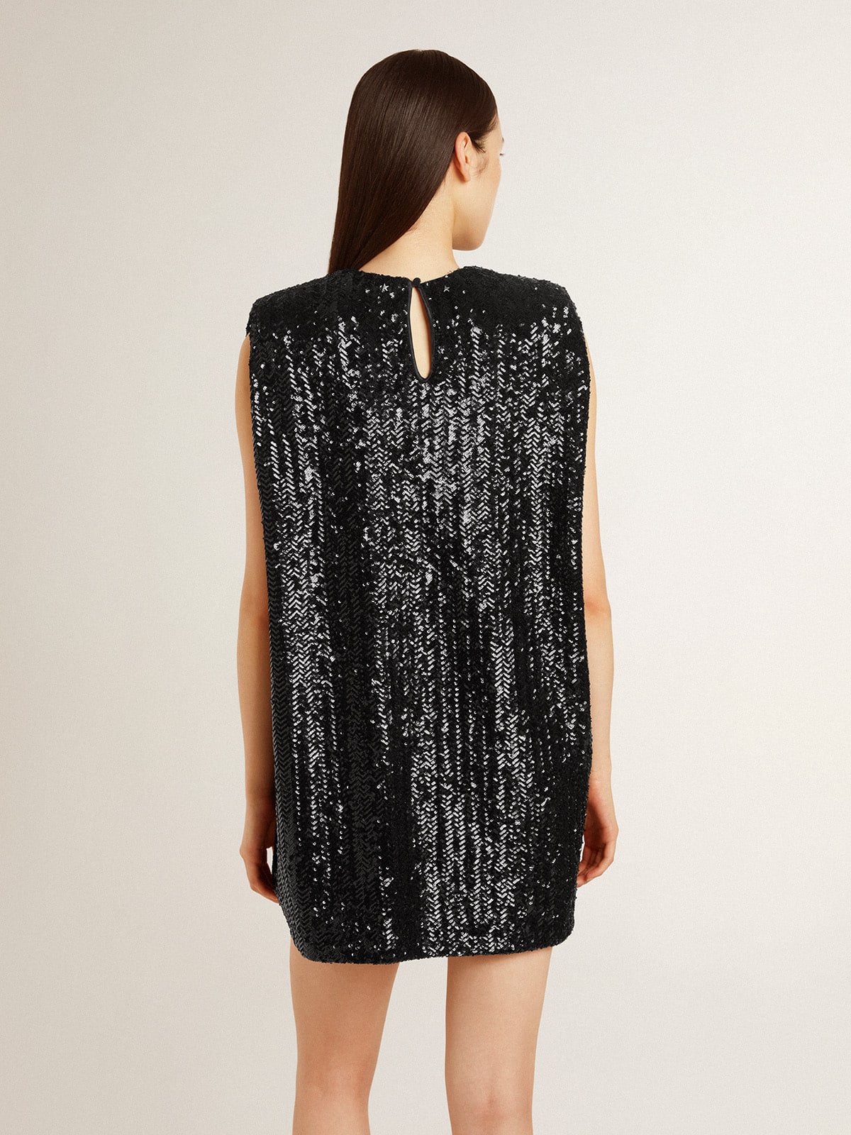 Women’s black sequin dress