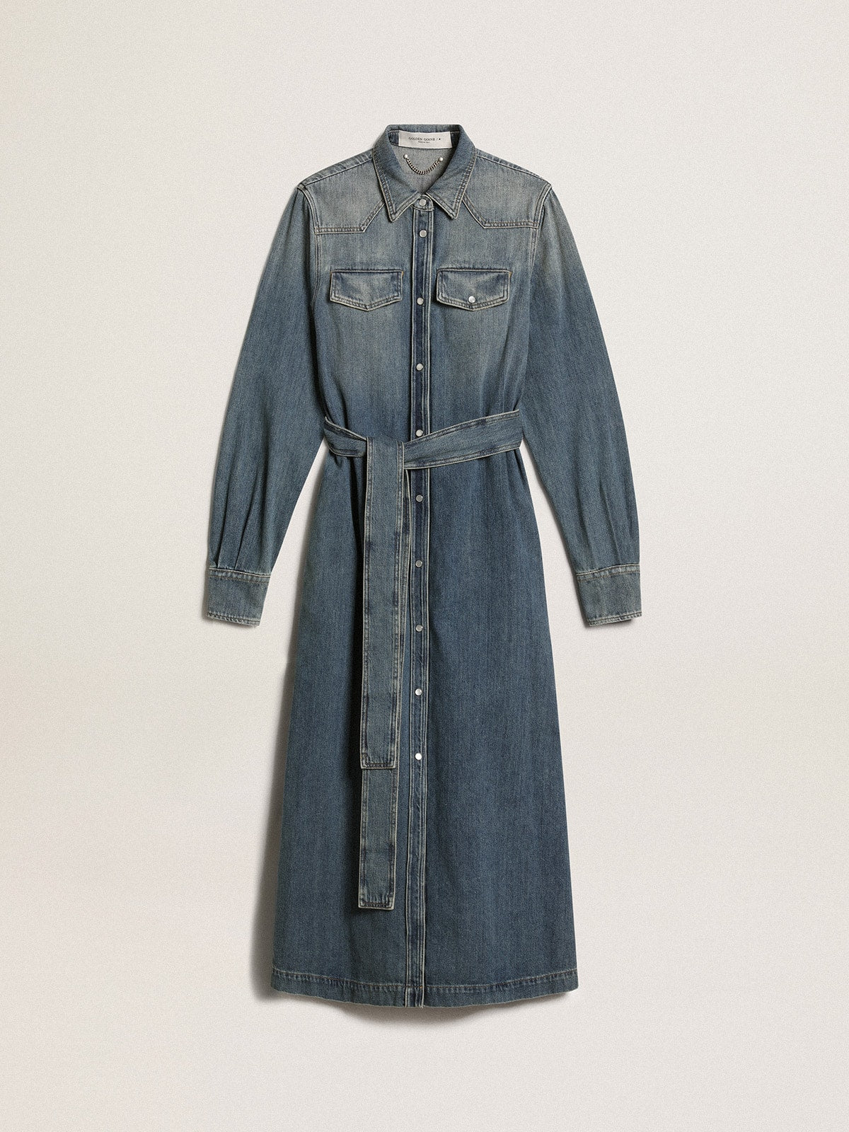 Women’s denim shirt dress Golden Goose