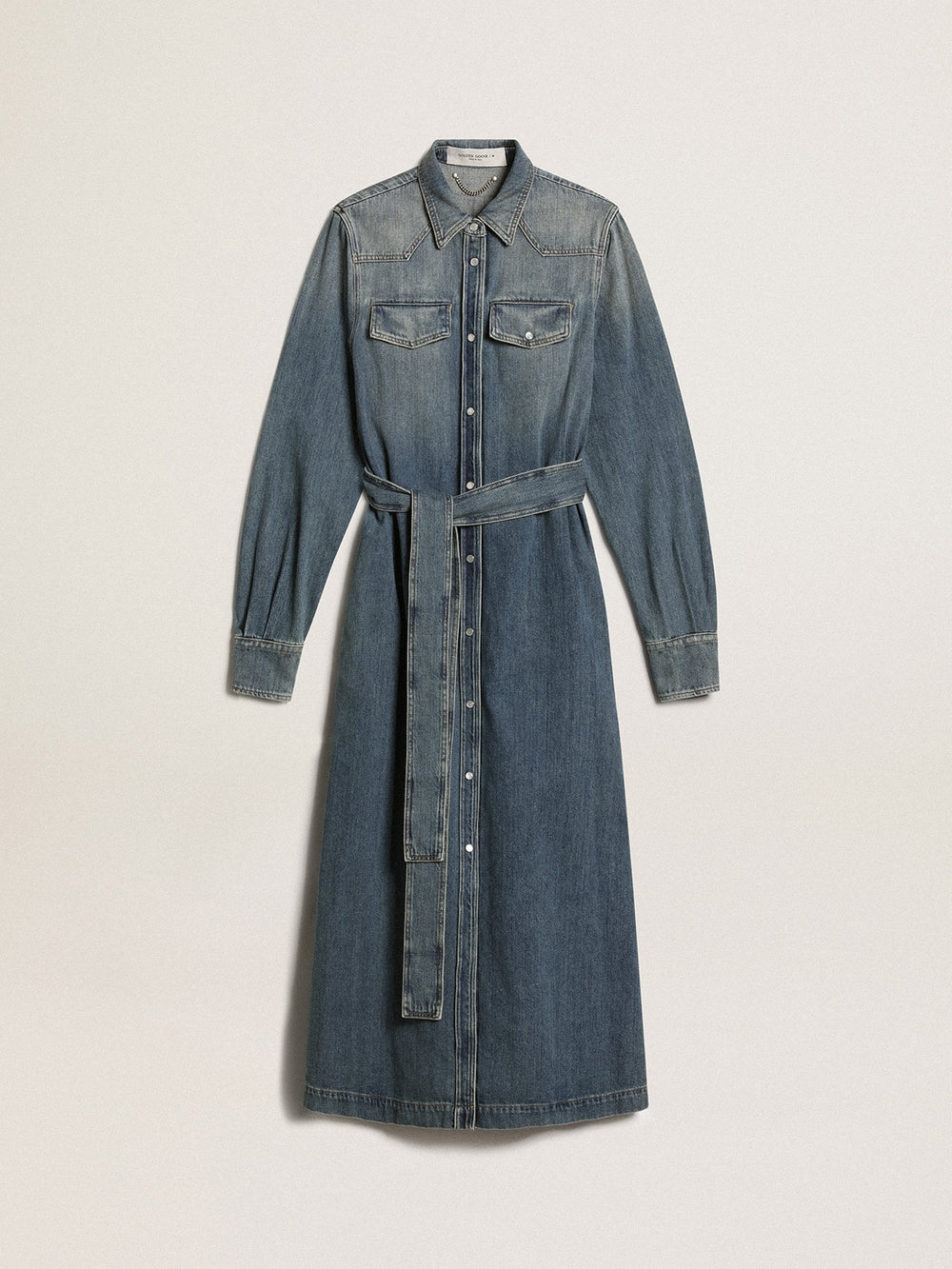 Women’s denim shirt dress Golden Goose