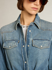 Women’s denim shirt dress Golden Goose