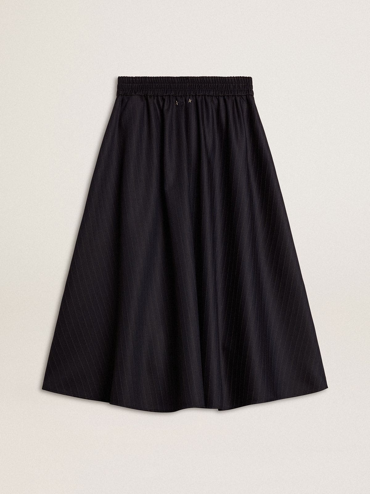 Women’s midnight blue wool skirt