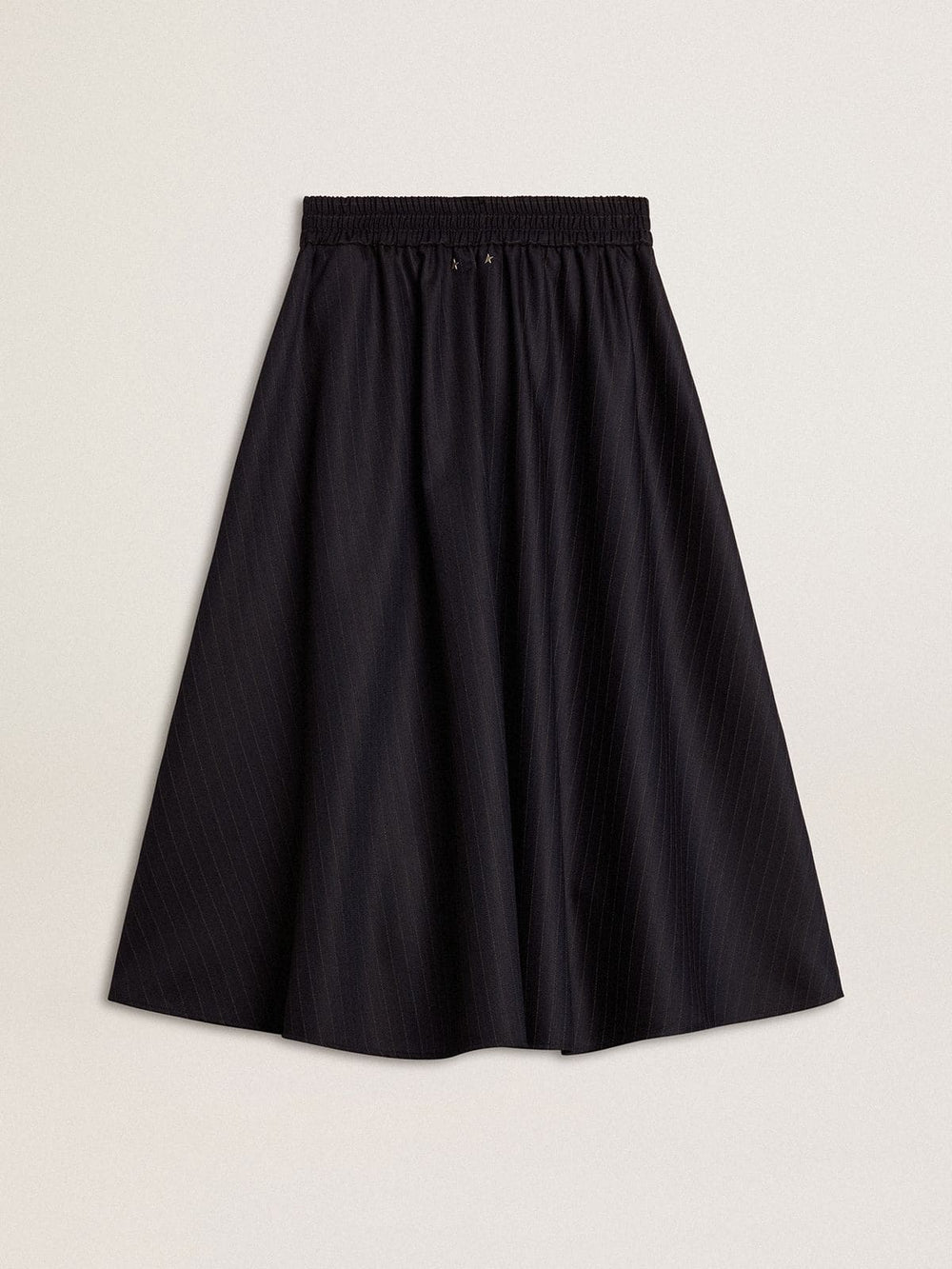 Women’s midnight blue wool skirt