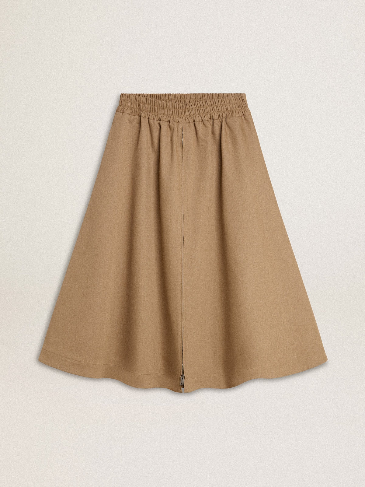 Women’s beige circle skirt