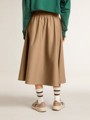 Women’s beige circle skirt
