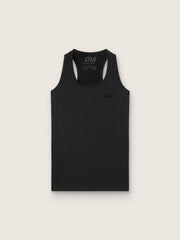Women's black sports tank top