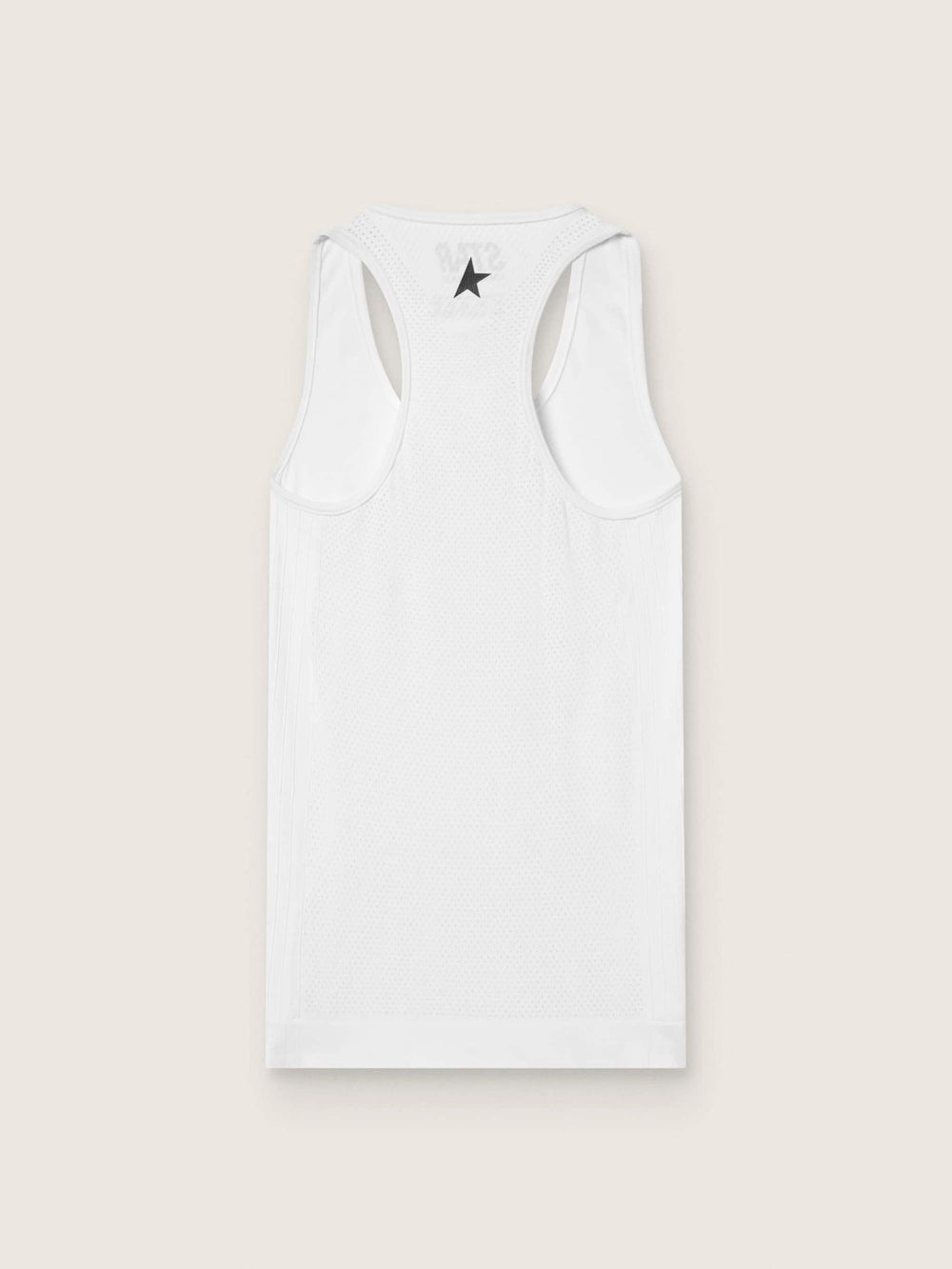 Women's white sports tank top