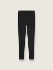 Women's black high-waist sports leggings