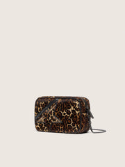 Mini Star Bag in animal-print pony skin with tone-on-tone star