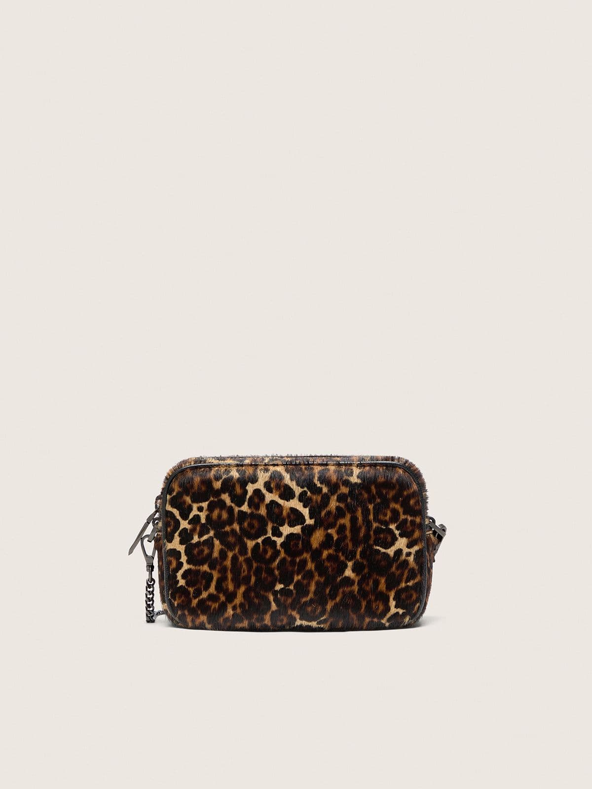 Mini Star Bag in animal-print pony skin with tone-on-tone star