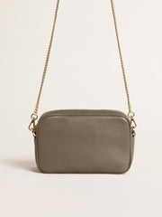 Mini Star Bag in sage-green leather with tone-on-tone star
