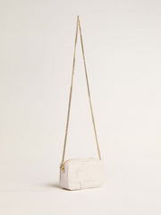 Mini Star Bag in butter-white leather with tone-on-tone star