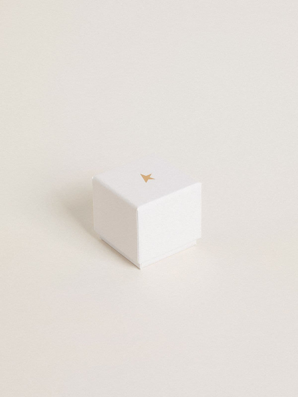 Heart-shaped charm in silver-colored brass with crystals