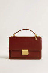 Letter H charm in gold-colored brass with crystals