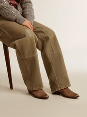 Young ankle boots in dark brown suede