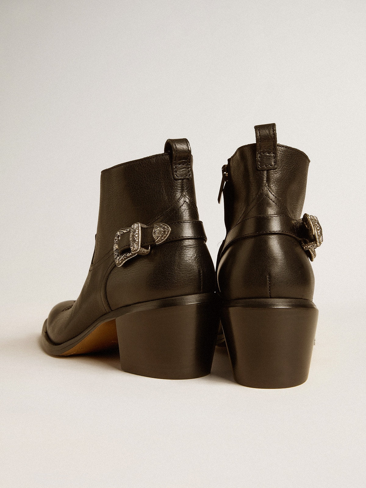 Patty ankle boots in black leather