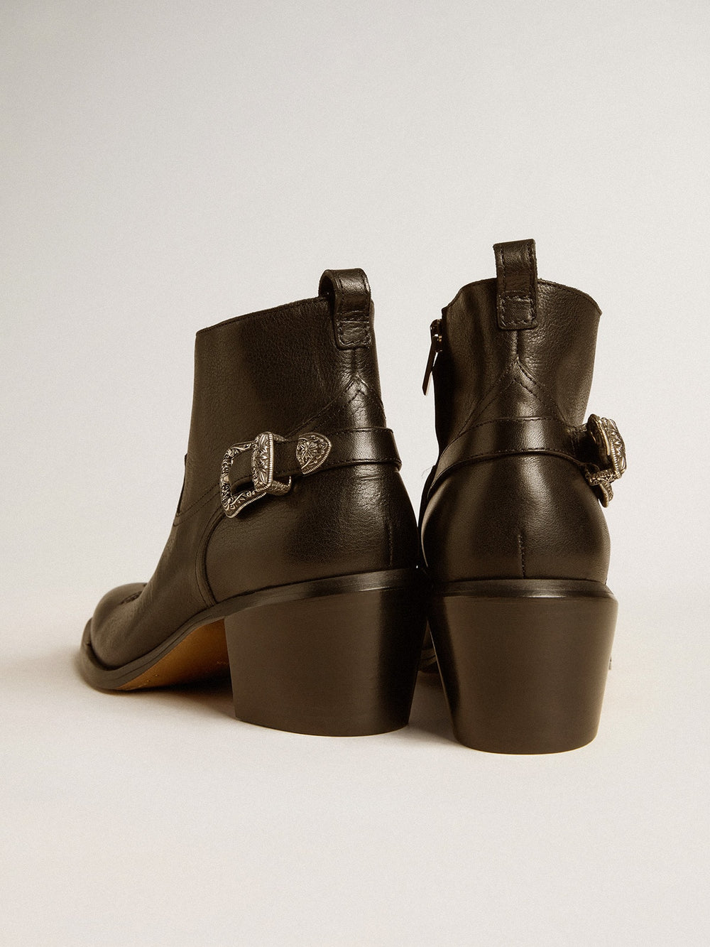 Patty ankle boots in black leather