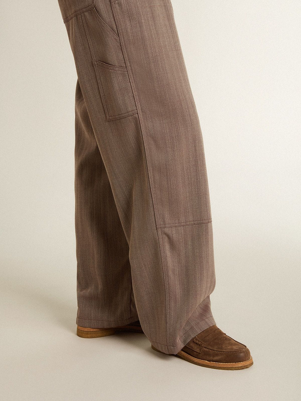 Women's Jerry loafer in dove-gray suede