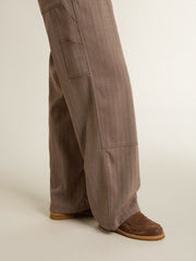 Women's Jerry loafer in dove-gray suede