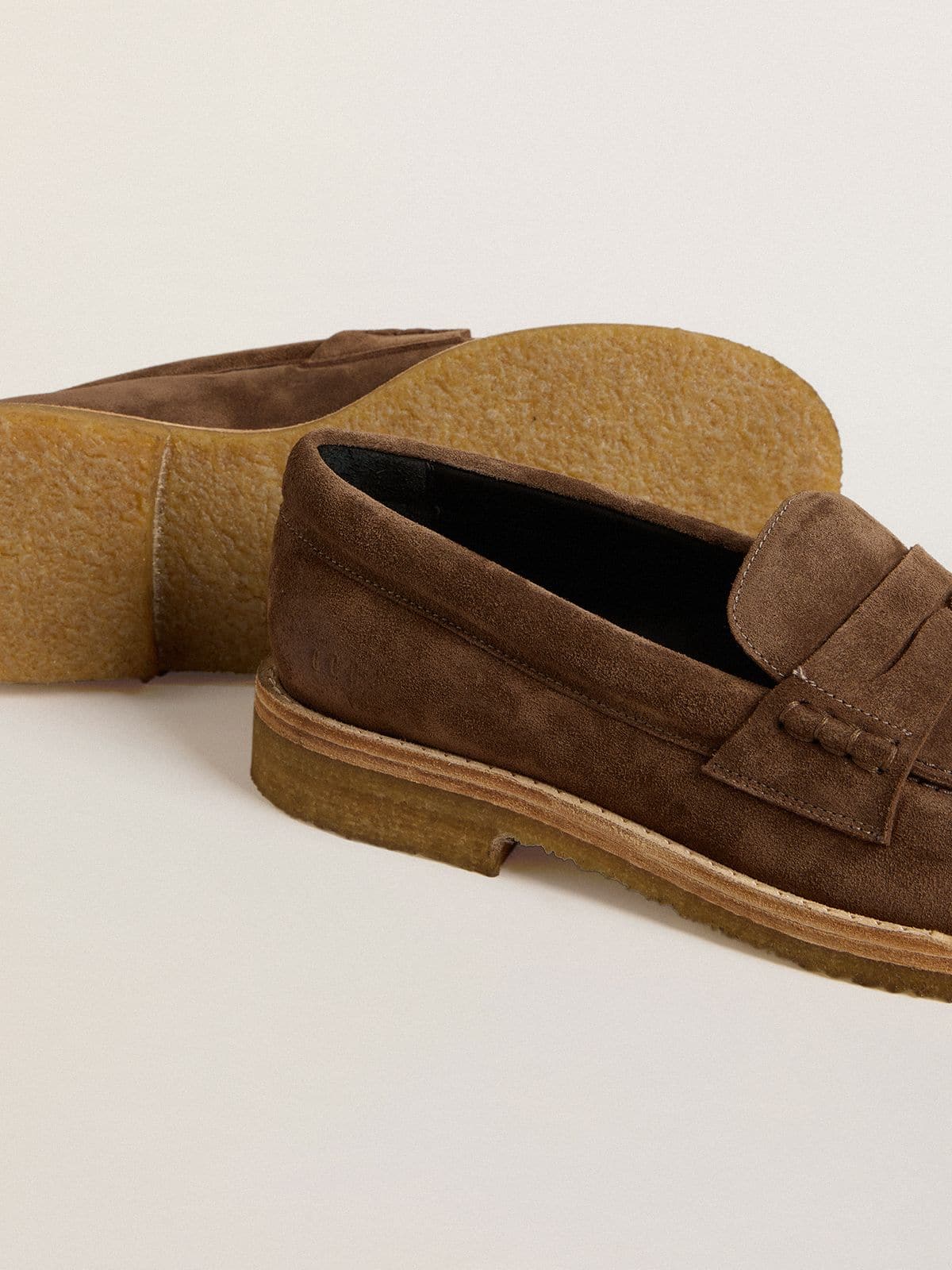 Women's Jerry loafer in dove-gray suede