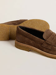 Women's Jerry loafer in dove-gray suede