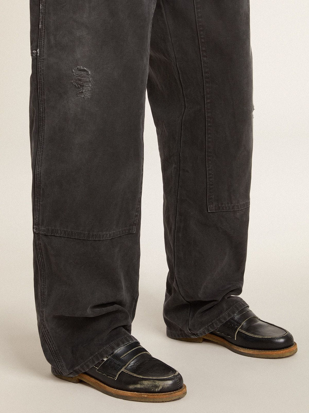 Women's Jerry loafer in black leather