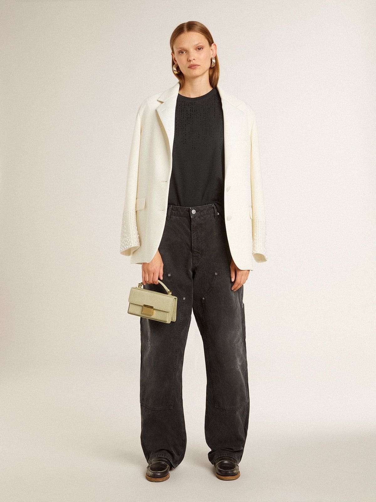 Women's Jerry loafer in black leather