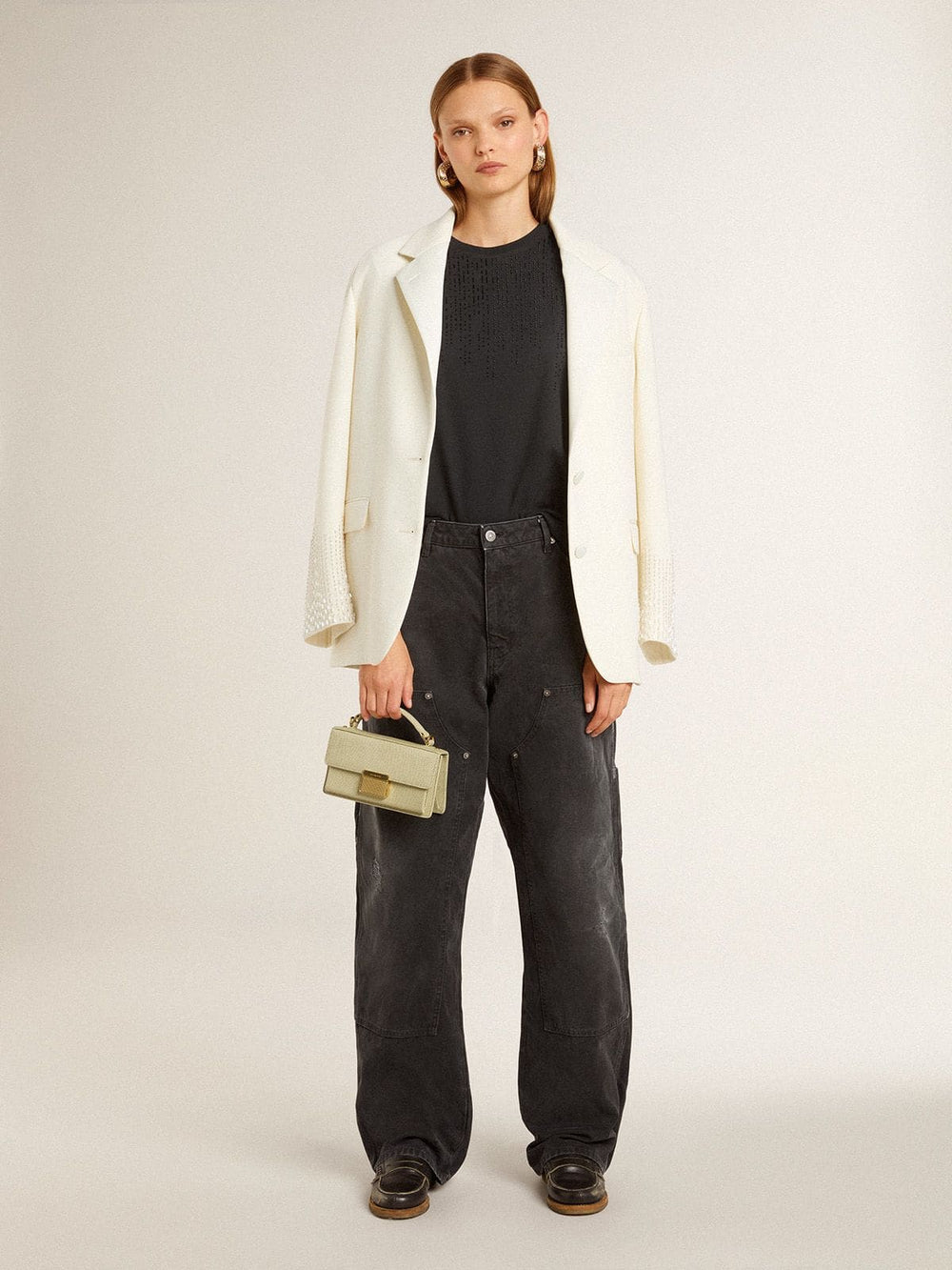 Women's Jerry loafer in black leather