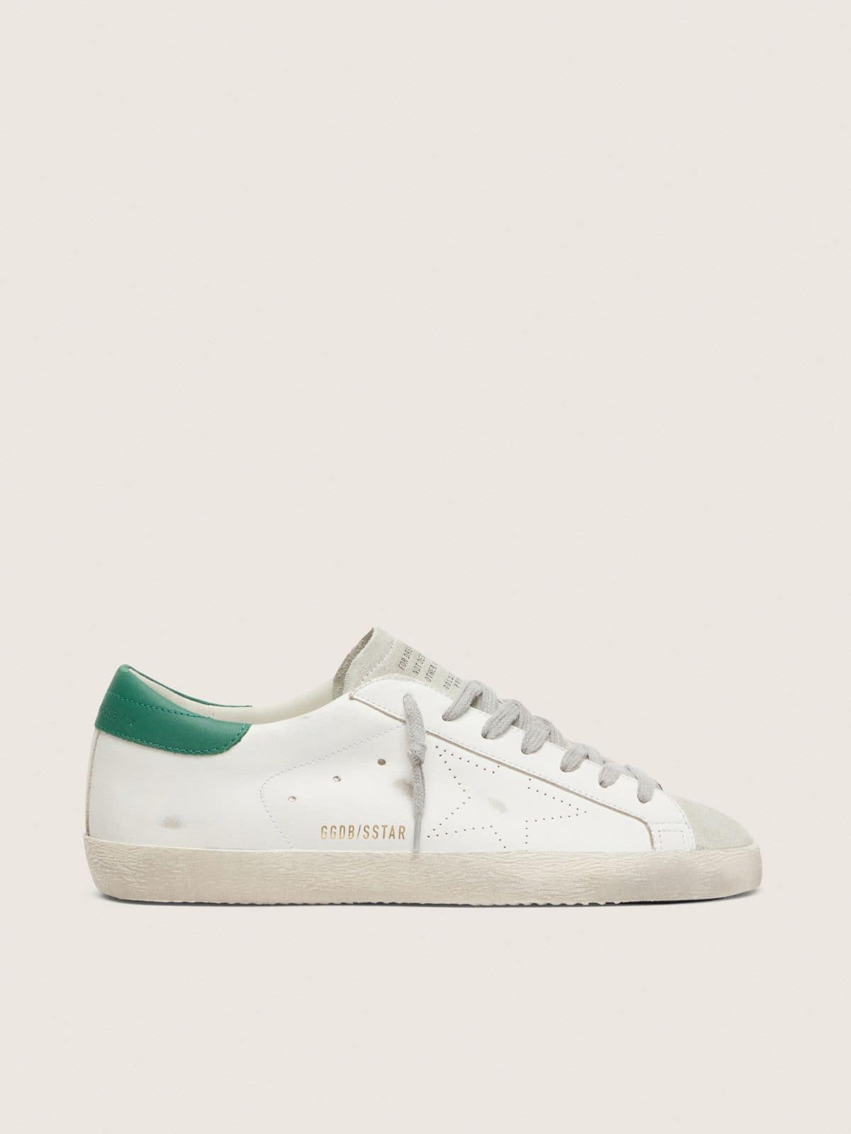 Men’s Super-Star with perforated star and green heel tab