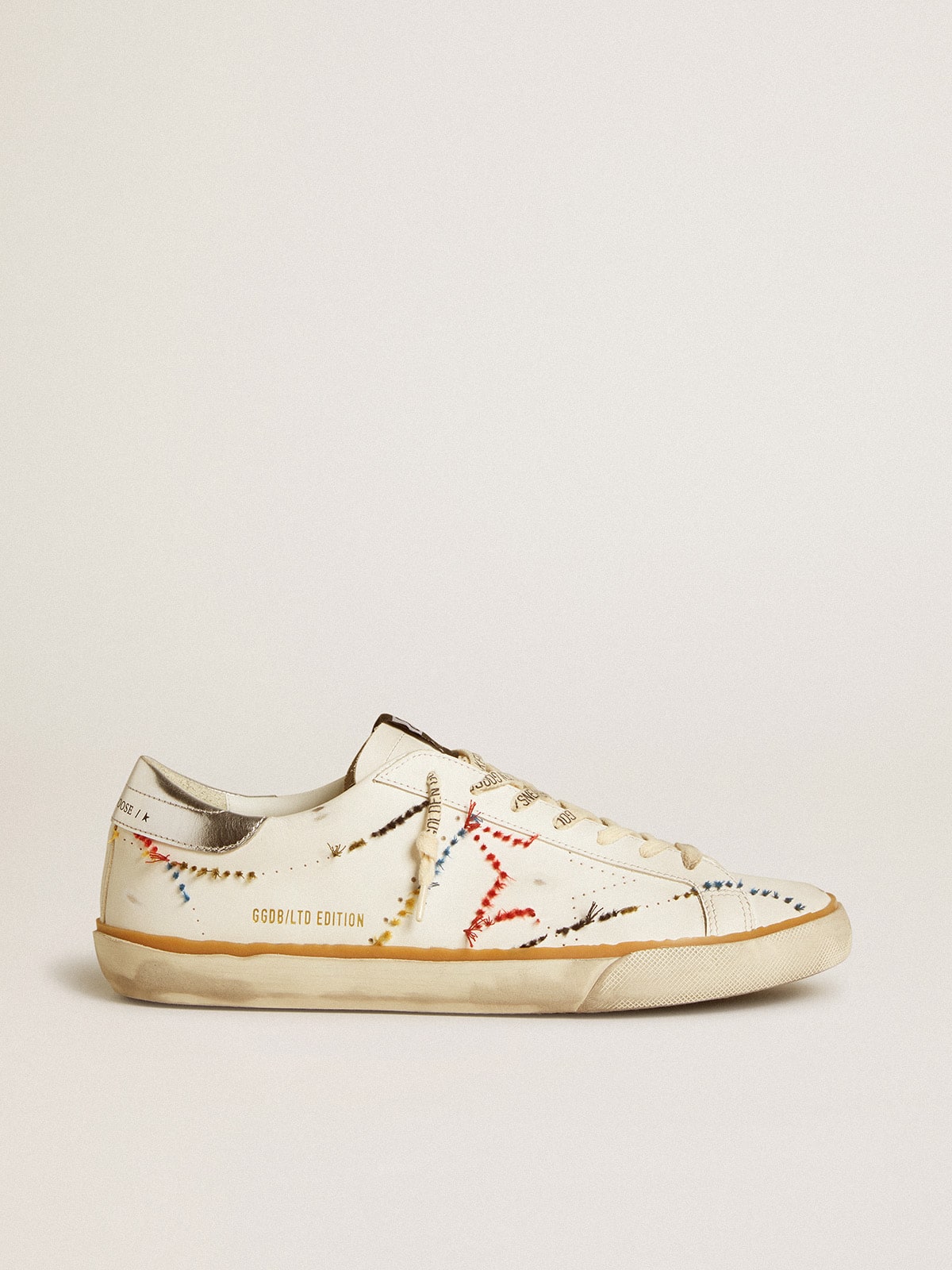 Men’s Super-Star LTD with perforated star and metallic leather heel tab