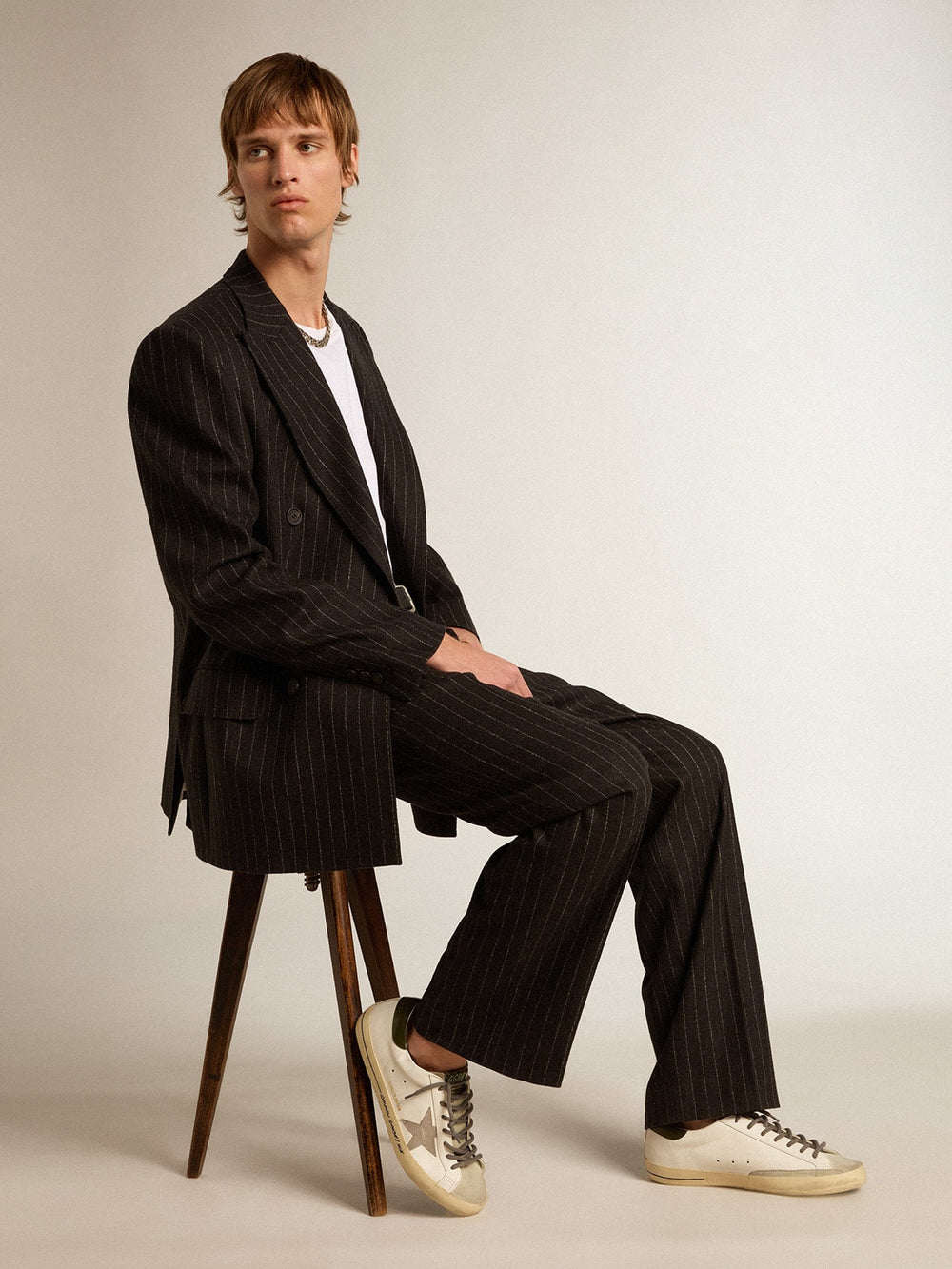 Super-Star with croc-print star and green heel tab