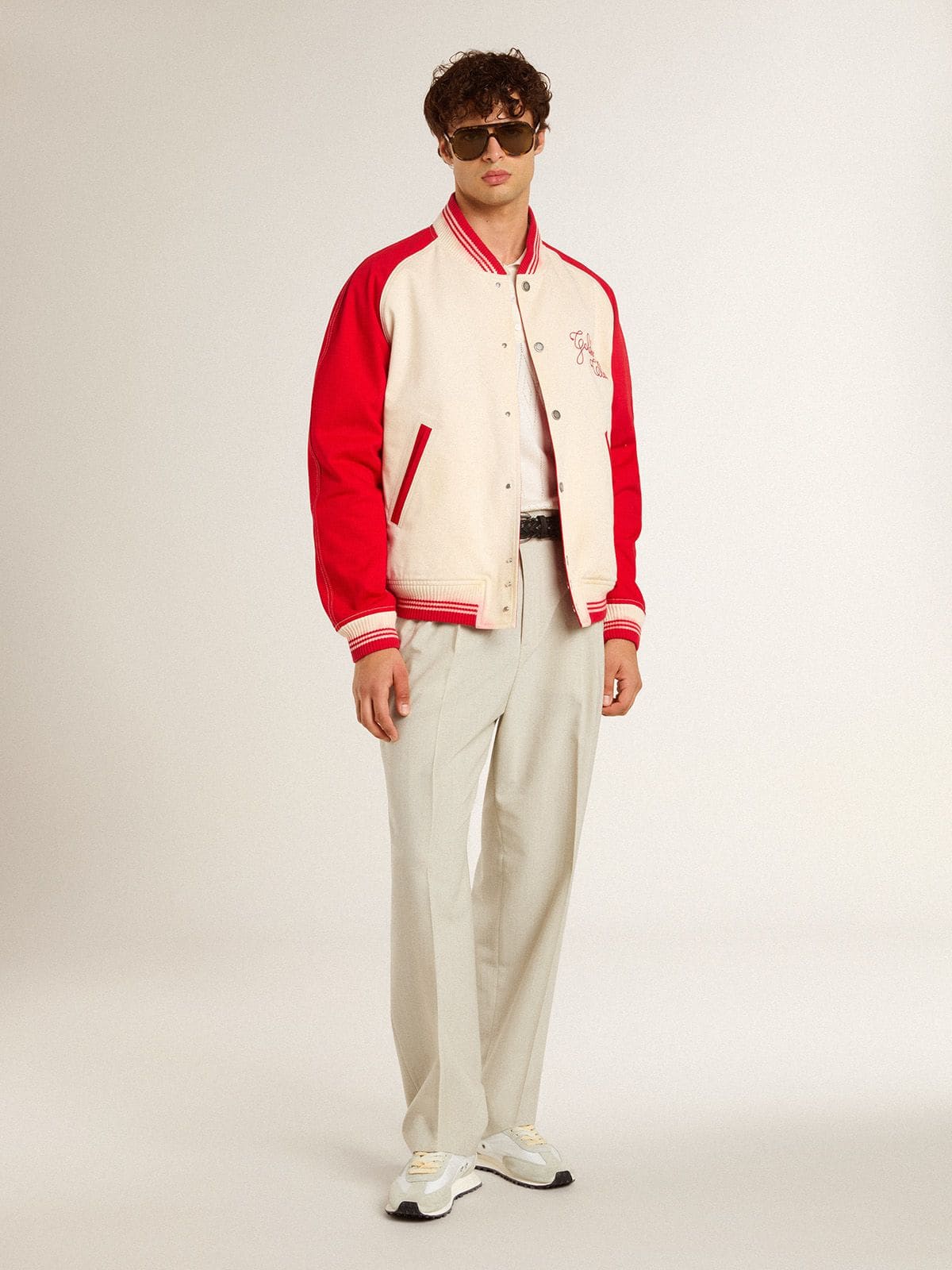 Men’s Marathon with white nylon upper and silver star