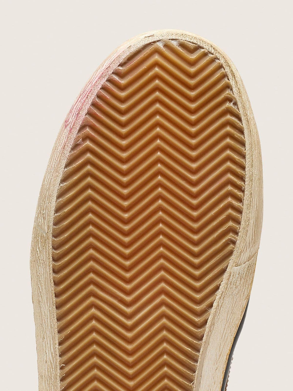 Men's Slide LAB sneakers in tobacco-colored suede with crystals and tobacco-colored suede star