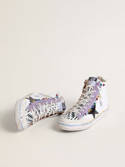 Men’s Francy Penstar LAB with black leather star and multicolor studs