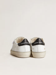 Men's Soul Star in white leather with black leather heel tab
