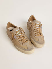 Men's Soul Star in beige naplak with beige suede heel tab