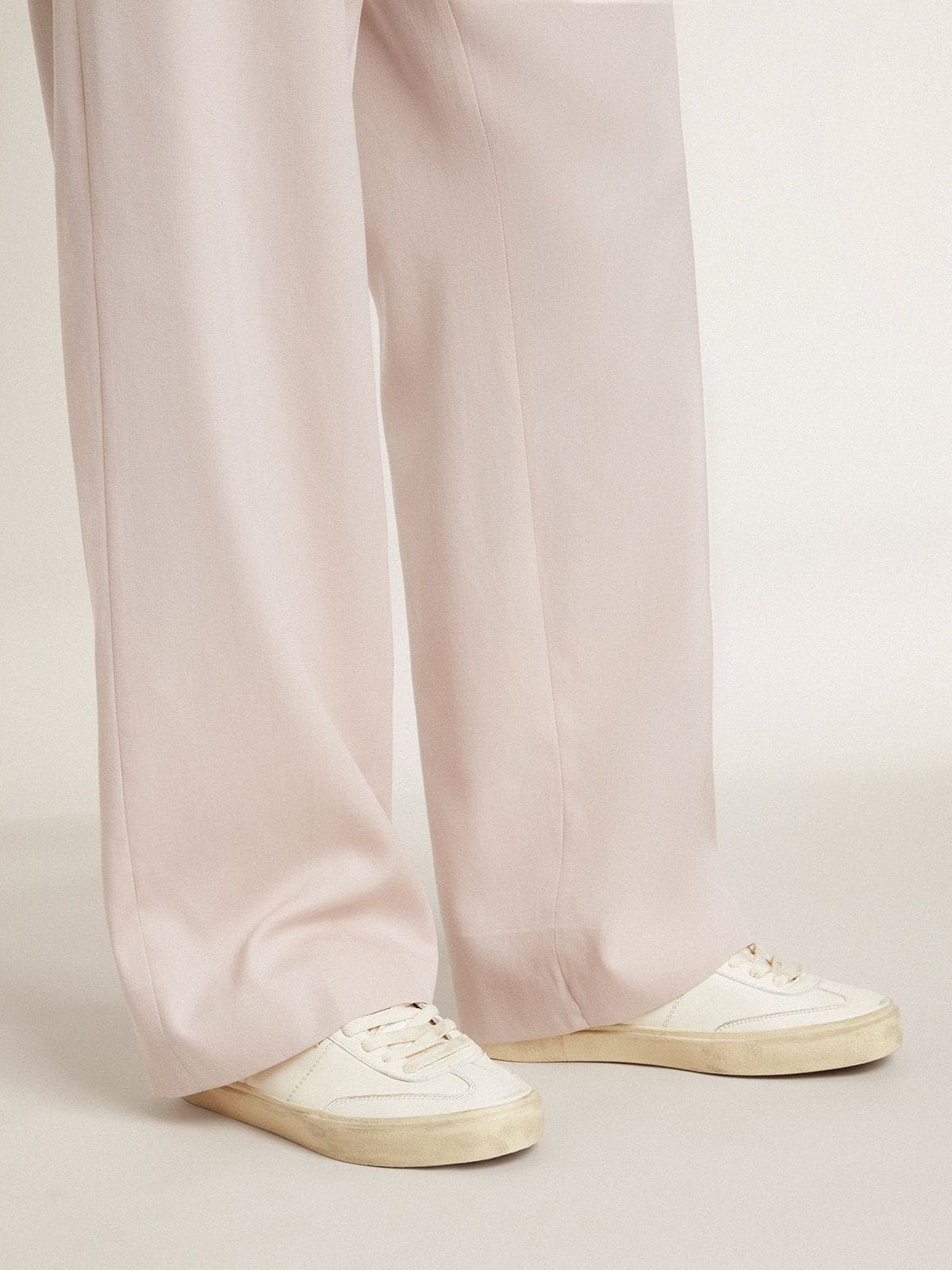 Soul Star in white nappa leather with white leather star