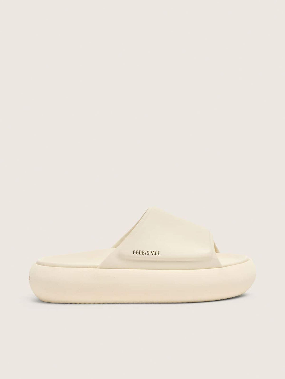 Men's Space-Star Slide slip-ons in white leather