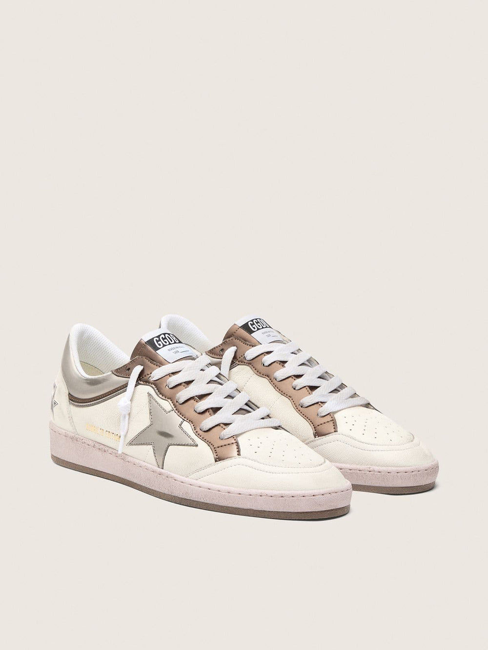 Men's Ball Star LTD in nappa leather with metallic bio-based star and inserts