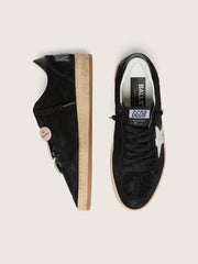 Men's Ball Star LTD in black suede with Skins
