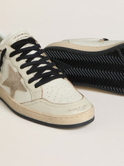 Men's Ball Star Wishes with suede star and leopard-print pony skin heel tab