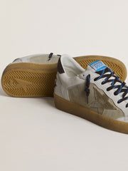 Ball Star LTD with foiled crackle leather star and brown leather heel tab