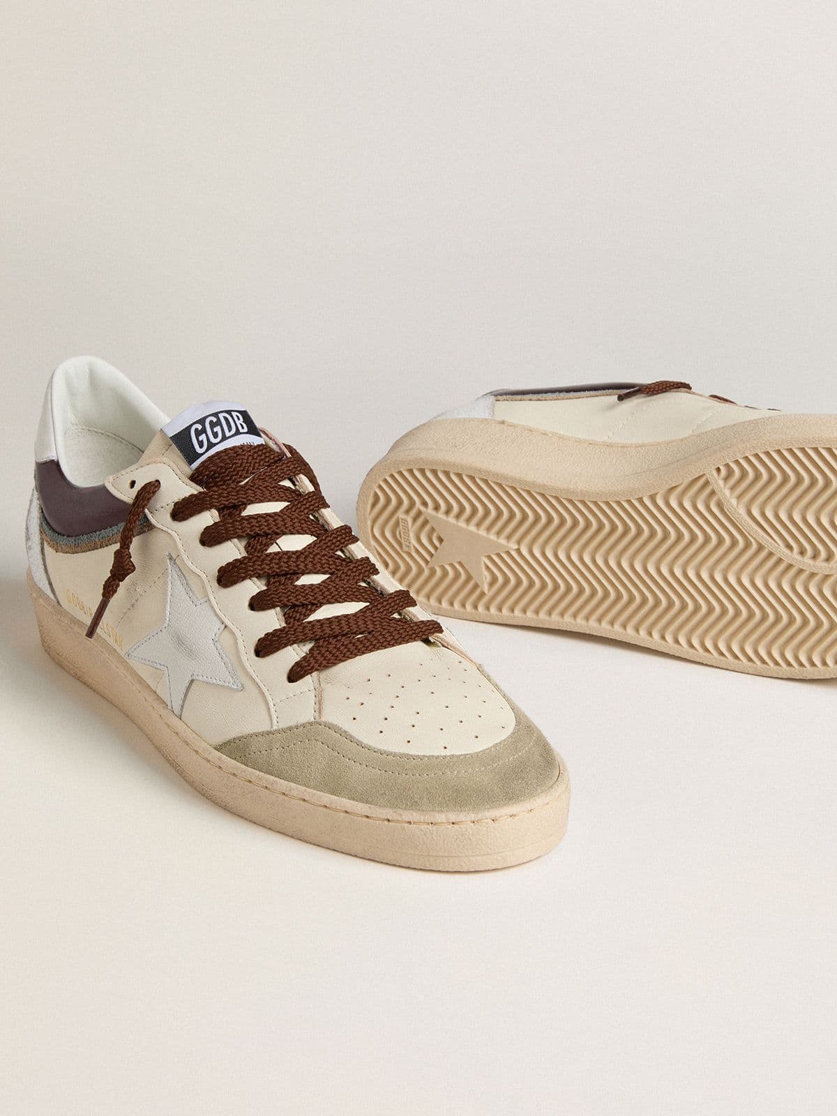 Men's Ball Star LTD in nappa with nappa star and leather heel tab